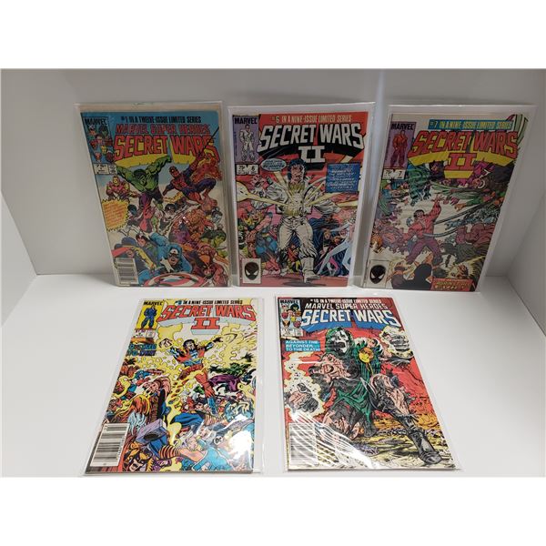 Secret Wars Comic Lot