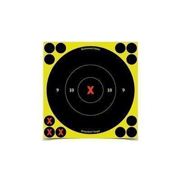 B/C SHT-N-C RND BULLSEYE TGT 100-6"