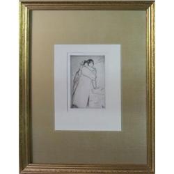 Pre Framed  Vintage The Smoker #1674171