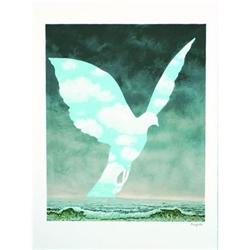 Magritte LE Lithograph on Pure Chiffon #1674177