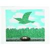 Image 1 : Magritte Lithograph on Pure Chiffon #1674179