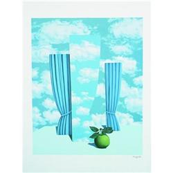 Magritte Lithograph on Pure Chiffon #1674182