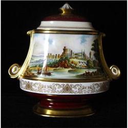 Rare Aynsley Vase & Cover Painted By T Campbell#1674559