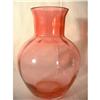 Image 1 : ANTIQUE VICTORIAN ENGLISH CRANBERRY GLASS VASE,#1674560