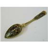 Image 1 : Russian 19th c. silver gilded and niello spoon #1674998
