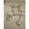 BACCARAT CRYSTAL SIGNED THREE PIECE LIDDED #1687881