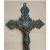 SUPERB WELL CAST BRONZE CRUCIFIX CROSS Late #1687889