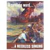 Vintage Fischer A Careless Word, Propaganda  #1687899