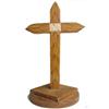 Image 1 : 1957 Lillian Murray Matchstick Cross Sculpture #1687975