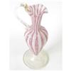 Image 1 : Venetian Murano Filigrana Glass Ewer Pitcher #1687995