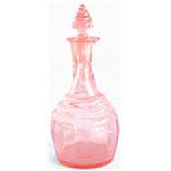 Pink Art Deco Depression Glass Decanter #1688209