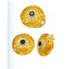 Image 1 : 14K Gold Ring and Earrings Set #1688644