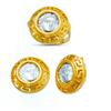 Image 1 : 14K Gold Ring and Earrings Set #1688646