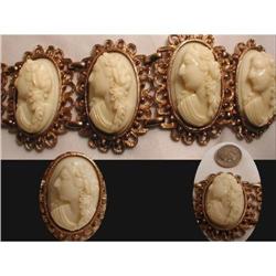 WIDE 5 CAmeo BRacelet GORGEOUS faces!! #1688820