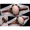 1800's ANTIQUE Genuine Opal 14kt GOLD RING #1688830
