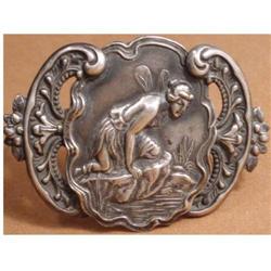 1920's ART NOUVEAU Fairy Nymph SASH PIN  #1688831