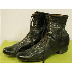 Vintage Victorian Ladies Lace Up Shoes #1702609