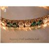 Image 1 : RHJ Tennis Bracelet CZ &Simulated Emerald (YAG)#1702622