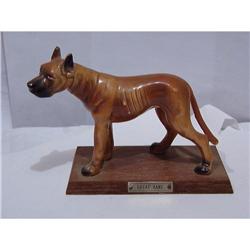 1961 GREAT DANE DOG FIGURINE  MADE IN JAPAN #1702654