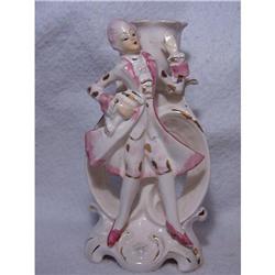 ONE FRENCH PORCLAIN CANDLESTICK HOLDER #1702663
