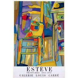 Colorful Esteve Exhibition Mourlot Lithograph#1702705