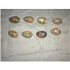 Image 1 : 8 Hand Painted Wooden Eggs. #1702732