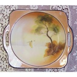 ANTIQUE NORITAKI HAND PAINTED DISH #1702831