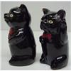 Image 1 : SALT and PEPPER SHAKERS-BLACK PIGS #1702910