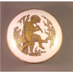 Limoges China Cherub Trinket Box #1702982