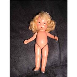 5.5" Jointed Silver Slipper Molded Sock Nancy #1702985