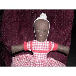 8" Black Cloth Doll #1703062
