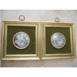 Pr. of vintage wall plaques! #1703082