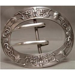 UNGER BRO'S ART NOUVEAU STERLING SILVER BUCKLE #1703143