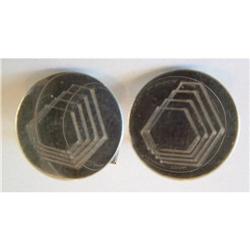 TIFFANY STERLING SILVER CULFFLINKS #1703160