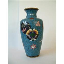 JAPANESE CLOISONNE ENAMEL VASE #1703170