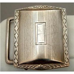 ART DECO STERLING SILVER BUCKLE #1703196
