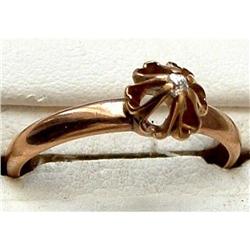 10 KARAT GOLD DIAMOND RING #1703203