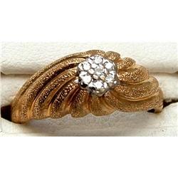 14 KARATGOLD & 7 DIAMOND RING #1703204