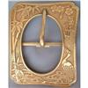 Image 1 : CHINESE GILT BRASS BUCKLE #1703234