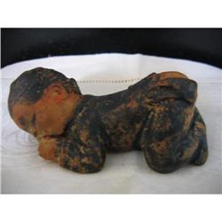 Chalkware Sleeping Baby figurine--SWEET! #1703245