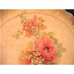 Lilies of the Valley & Roses Plate, Signed #1703251
