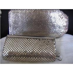 Silver Mesh Eyeglass & Key Cases Set Whiting & #1703263