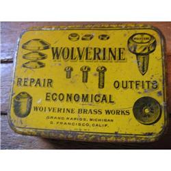 Vintage Advertising Tin: Wolverine Tire Repair #1703269