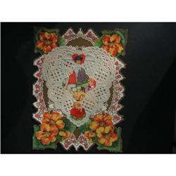 1947 Valentine's Card DieCut, Embossed, Lacy #1703276