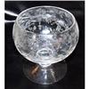 Image 1 : Glass Cocktail Icer Rose Point Etch Cambridge #1703344