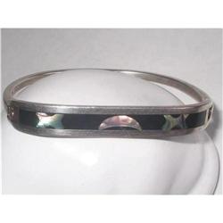 Taxco Sterling Silver 925,   Mexican Bangle #1703403