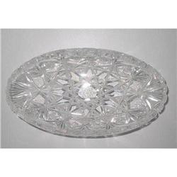 Brilliant Crystal Cut Glass Celery Dish  #1703410
