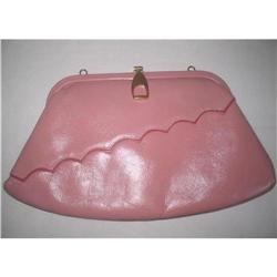 Pretty Pink Leather Shoulder Bag or Clutch #1703411