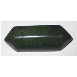 Art Deco Hunter Green Galalith Brooch #1703424