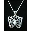 Image 1 : Butterfly Dangle Pendant  Sterling Silver #1703492